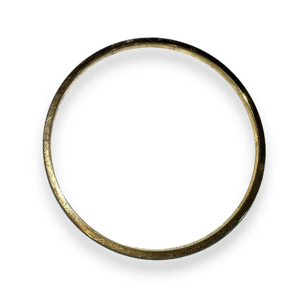 Monet Womens Bracelet Bangle Gold Tone Stamped Textured